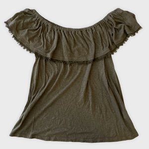 NWT Splendid Senorita Off-Shoulder Top, Sz XL